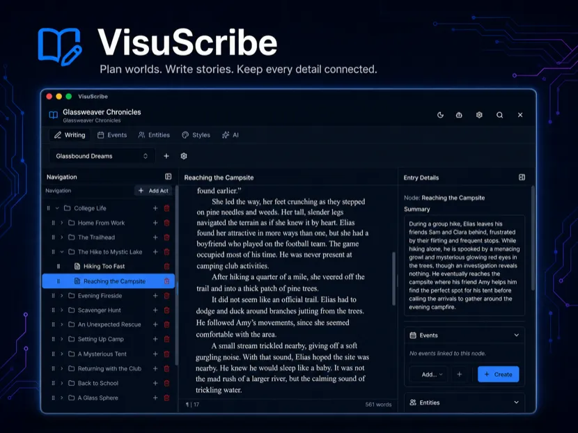 VisuScribe product screenshot